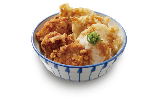 鶏唐×鶏天おろし天丼