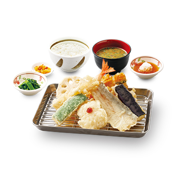 鱧と太刀魚の天ぷら定食