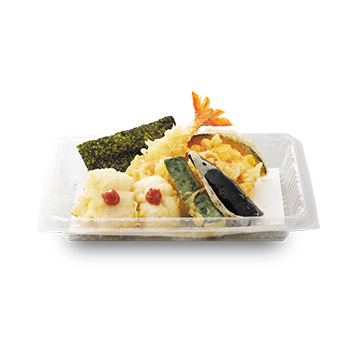 鱧と夏野菜の天ぷら盛り合わせ