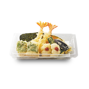 鱧と海老の贅沢夏天ぷら盛り合わせ