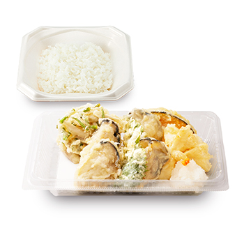 牡蠣たっぷり天ぷら弁当