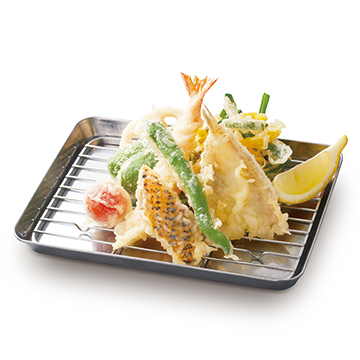 鱚と彩り野菜の天ぷら盛合せ