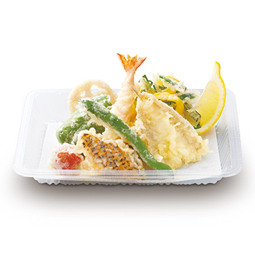 鱚と彩り野菜の天ぷら盛合せ