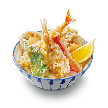 連子鯛とあさりの天丼