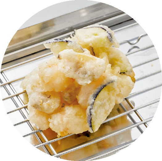 あさりと海老のかき揚げ