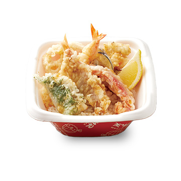 連子鯛とあさりの天丼
