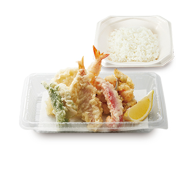 連子鯛とあさりの天ぷら弁当