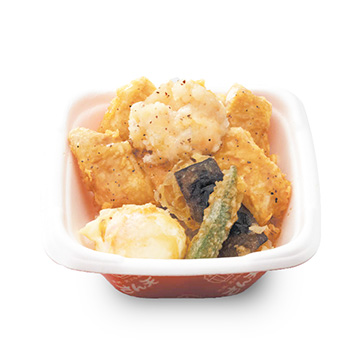 鶏もも天の天丼さっぱりおろし塩だれ