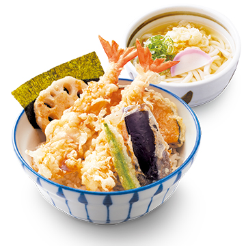 上海老天丼+ミニ麺セット