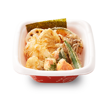 鶏と明太子の天丼