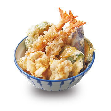 海老・たら・白子の贅沢天丼