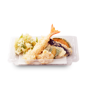 たらと白子の冬天ぷら盛合せ