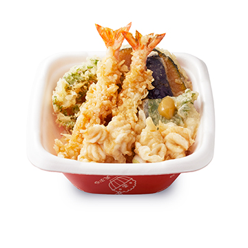 海老・たら・白子の贅沢天丼