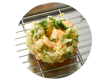 小海老のかき揚げ