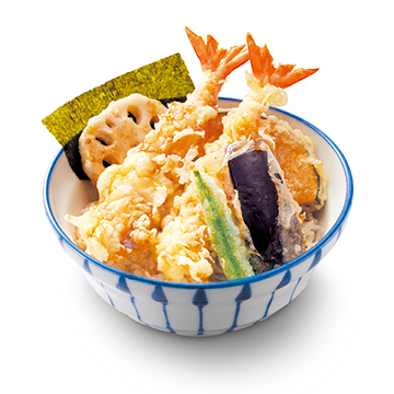海老天2本で大満足！上海老天丼