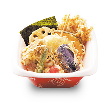 しっかり野菜！野菜天丼