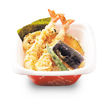 海老天2本で大満足！上海老天丼