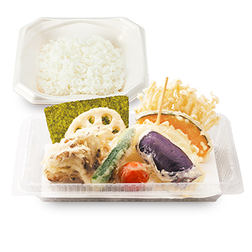 野菜天ぷら弁当