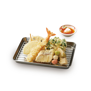 真鯛と筍の天ぷら盛合せ