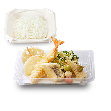 真鯛と筍の天ぷら弁当