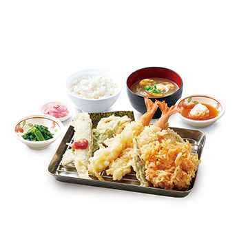 春の大海老天ぷら定食