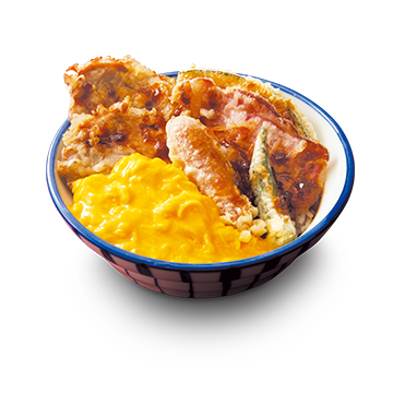 とろたまチャーシュー天丼