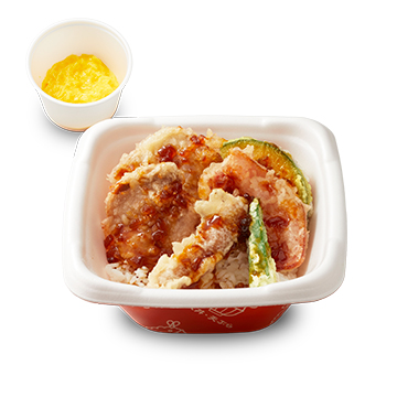 とろたまチャーシュー天丼