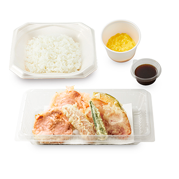 とろたまチャーシュー天ぷら弁当