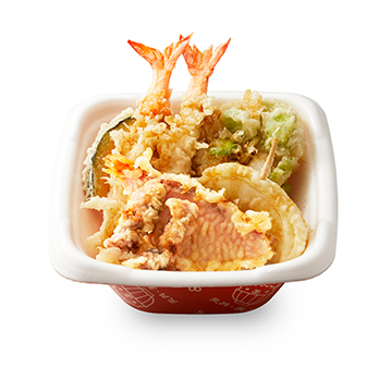 大海老・金目鯛・ほたるいかの初夏天丼