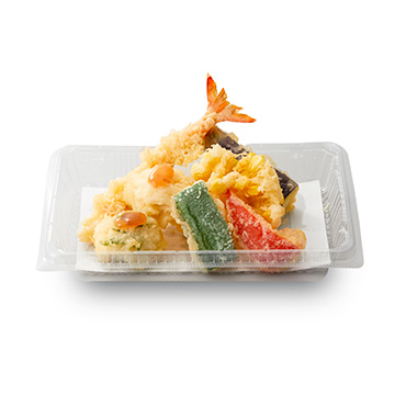 鱧と夏野菜の天ぷら盛合せ