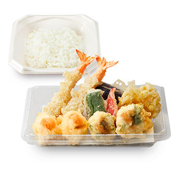 鱧と夏野菜の贅沢天ぷら弁当