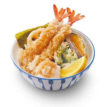 車海老のさっぱりおろし天丼
