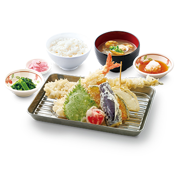 真穴子一本天ぷら定食