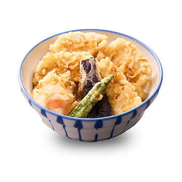 鶏たま天丼