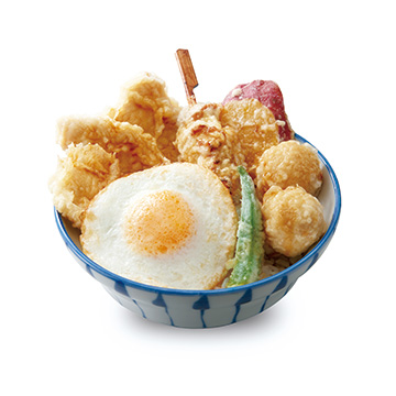 お月見天丼