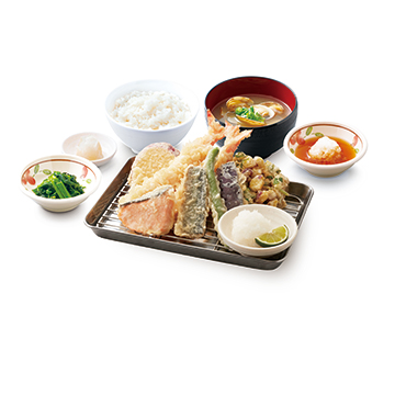 秋の贅沢海鮮天ぷら定食