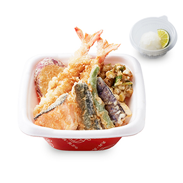 秋の贅沢海鮮天丼